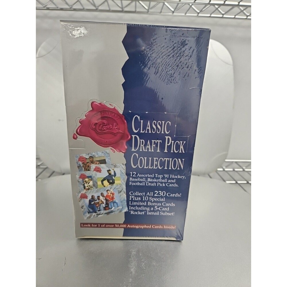 1991 Classic Dour Sport Draft Pick Collection Box Sealed (36 Packs)
